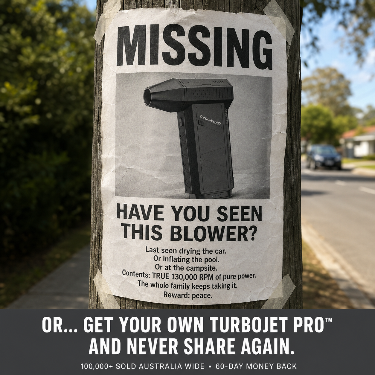 Turbojet Oz Facebook ad