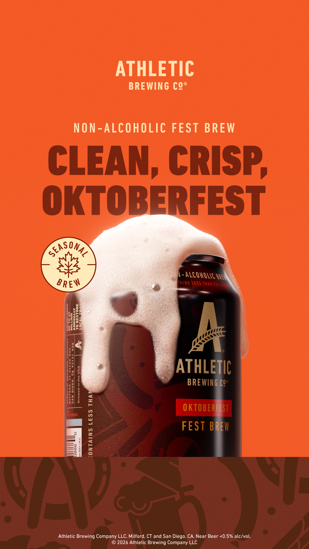 Athletic Brewing Company Facebook ad