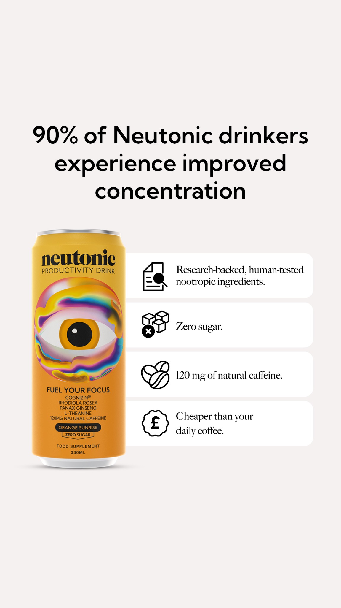 Neutonic Facebook ad