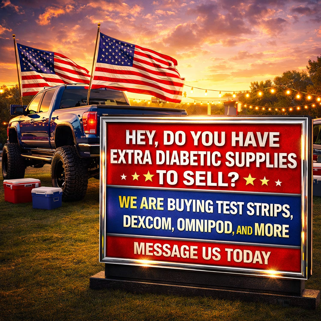 Neighbor Diabetic Buyer Facebook ad: Sell Your Diabetic Supplies Today!