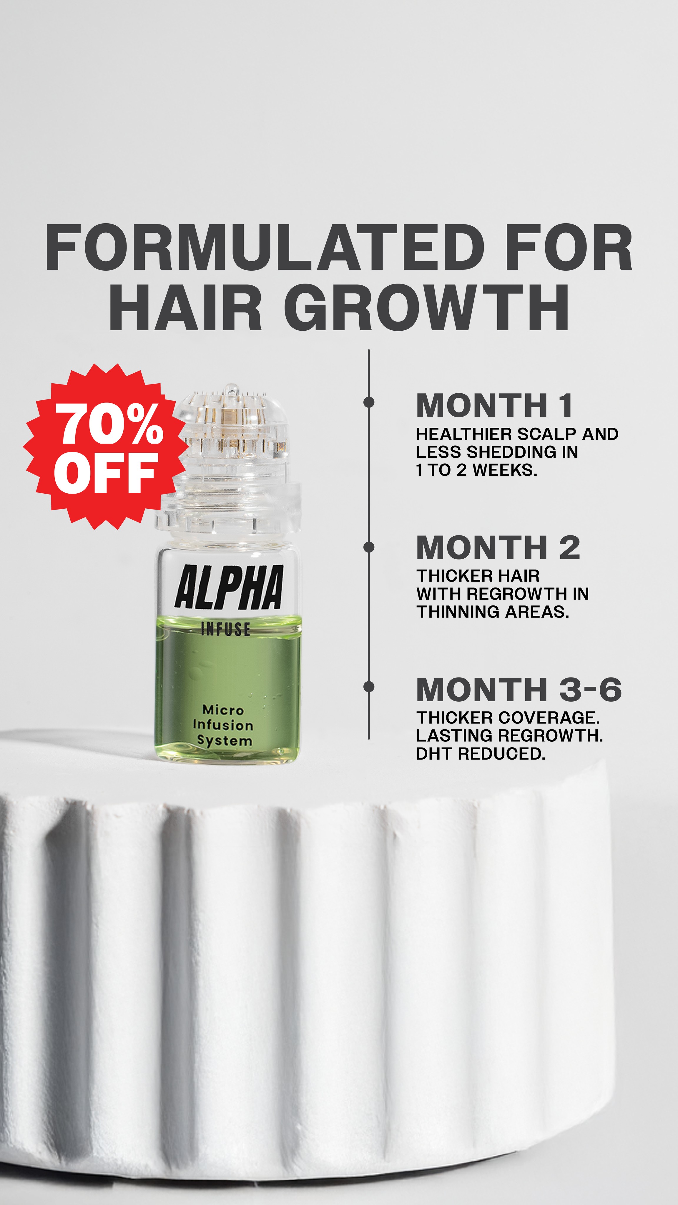 AlphaInfuse Facebook ad