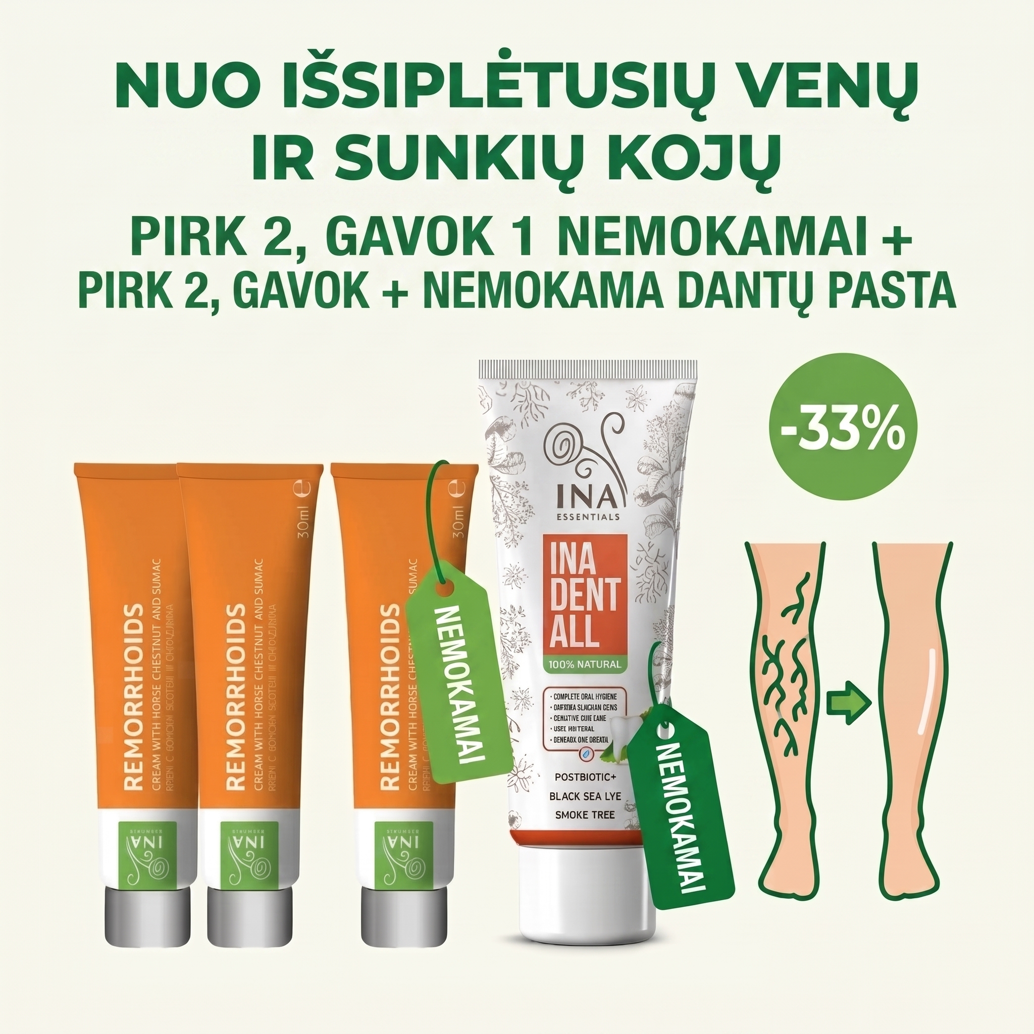 InaEssentials.LT - Ekologiškos kosmetikos šeimos prekės ženklas Facebook ad