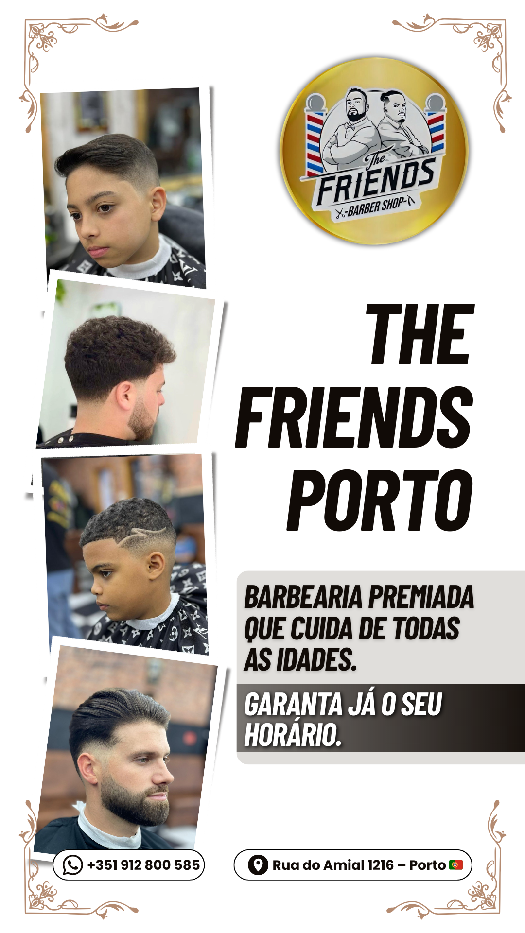 The Friends Porto Facebook ad from Mar 24, 2026