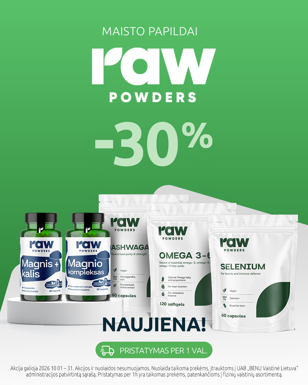 BENU Vaistinė Facebook ad: Apsipirk benu.lt