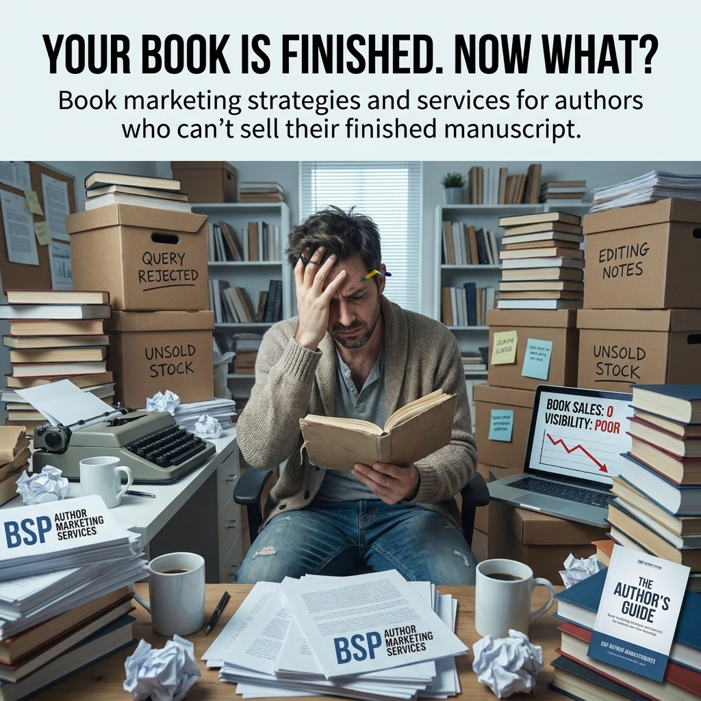 Rob Kosberg Facebook ad: Your book deserves more than a shelf