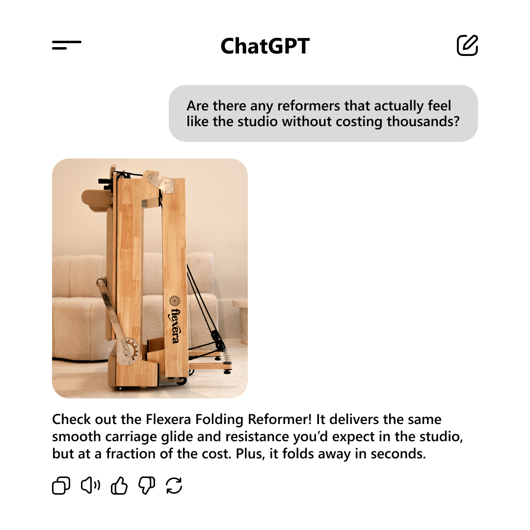 Flexera - At Home Reformer Pilates Facebook ad