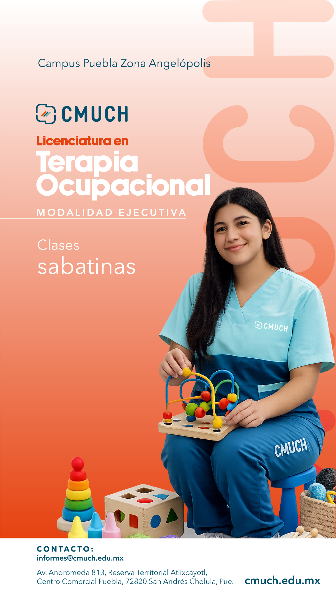 CMUCH Puebla Facebook ad from Apr 20, 2026