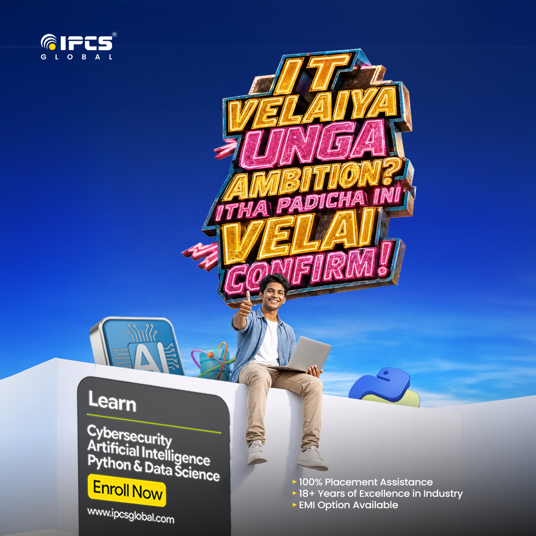 IPCS Global Facebook ad: Learn AI, Cybersecurity & Data Science, Get Career Ready!