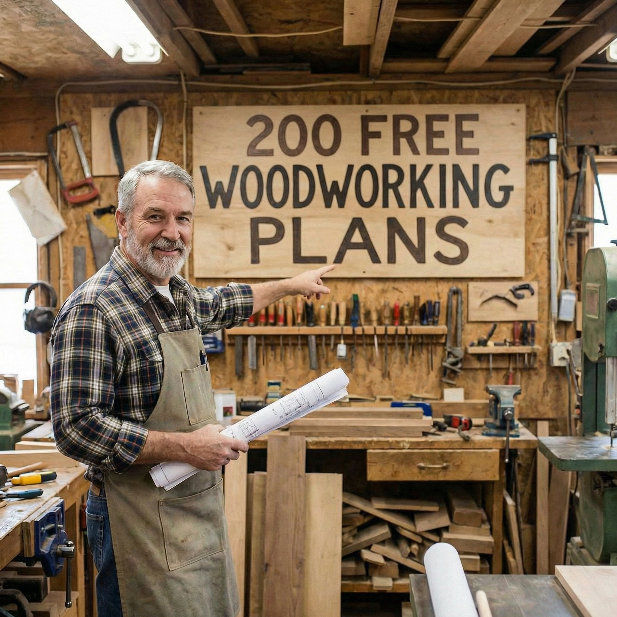 Everyday Home Projects Facebook ad: How To Get My $2,000 Woodworking Library For $0.00