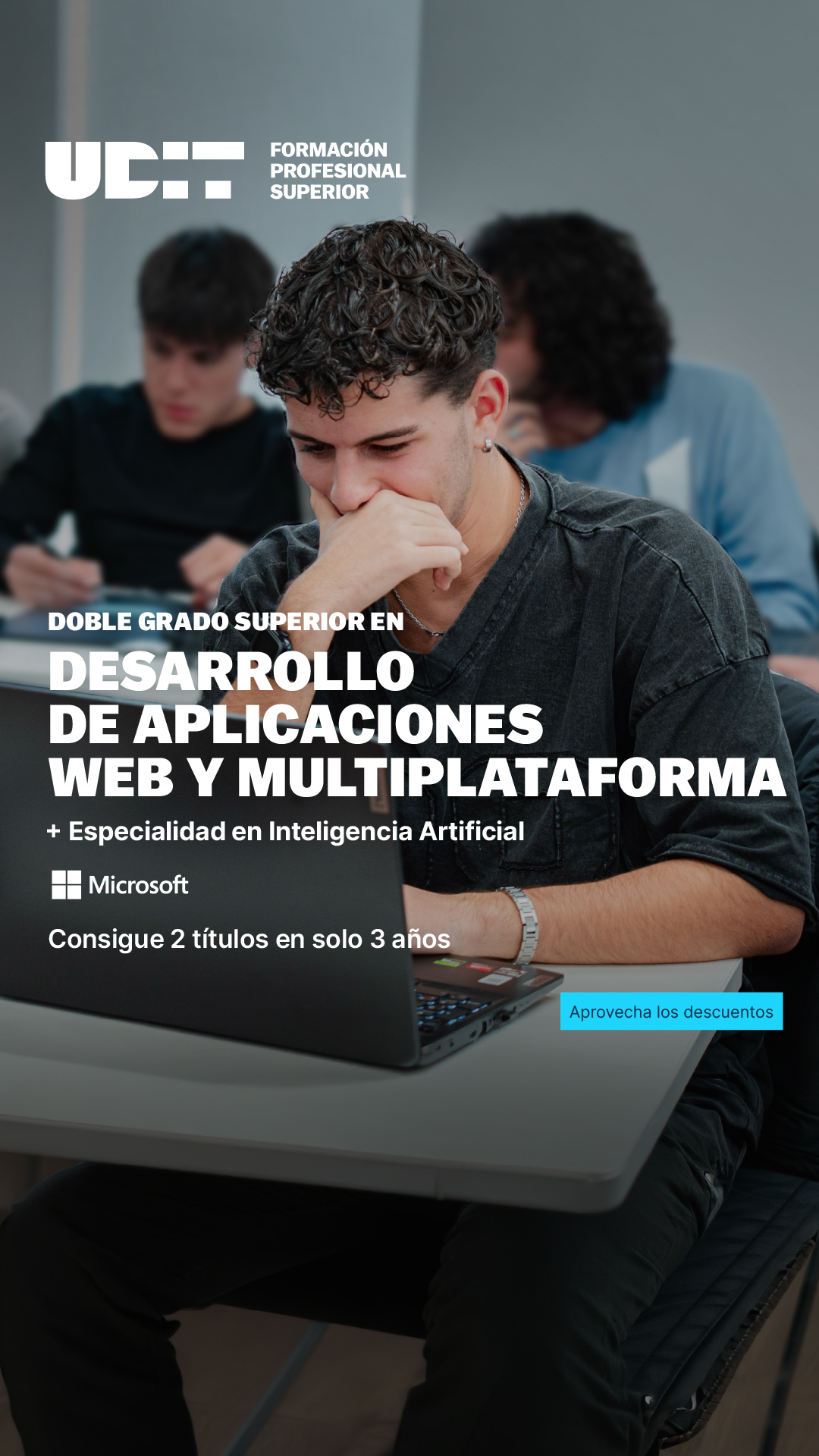 UDIT Formación Profesional Facebook ad