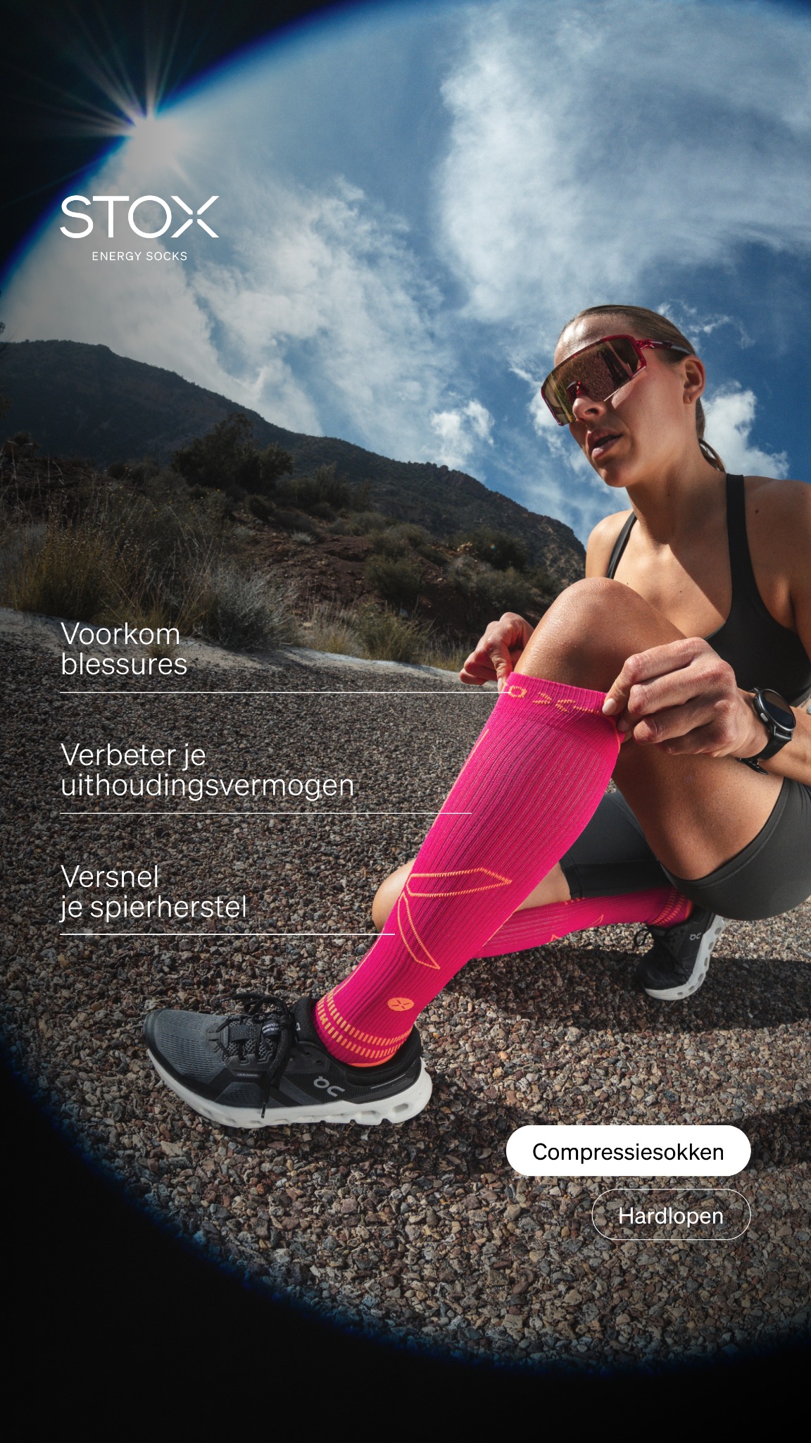 STOX Energy Socks Facebook ad