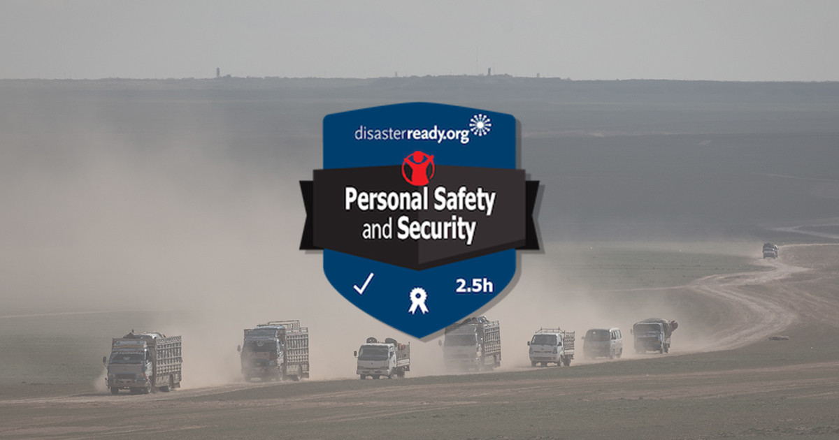DisasterReady Facebook ad: Free Certificate in Personal Safety and Security for…
