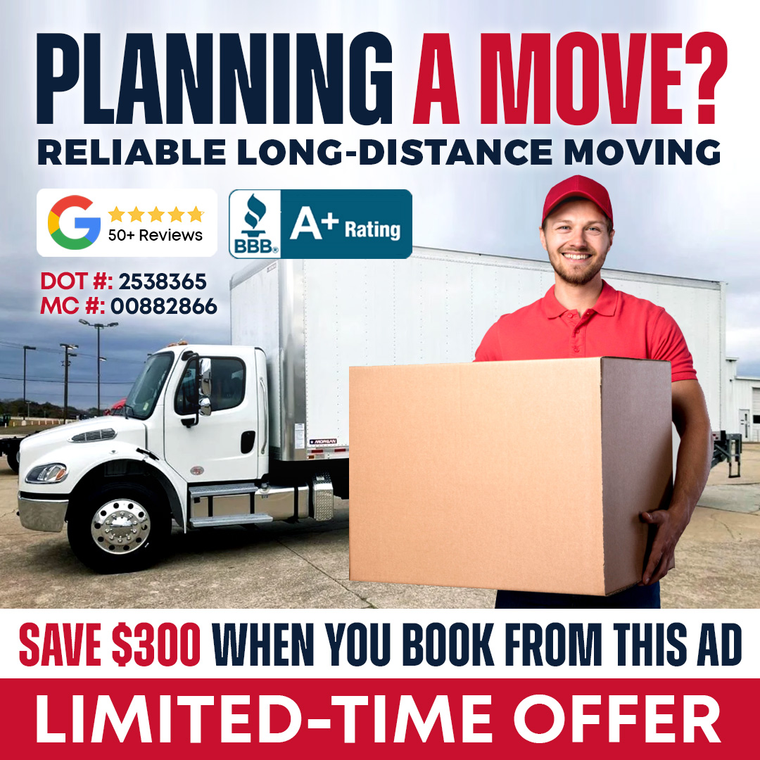 MC Movers Facebook ad: Click 'Get quote' To Get Started
