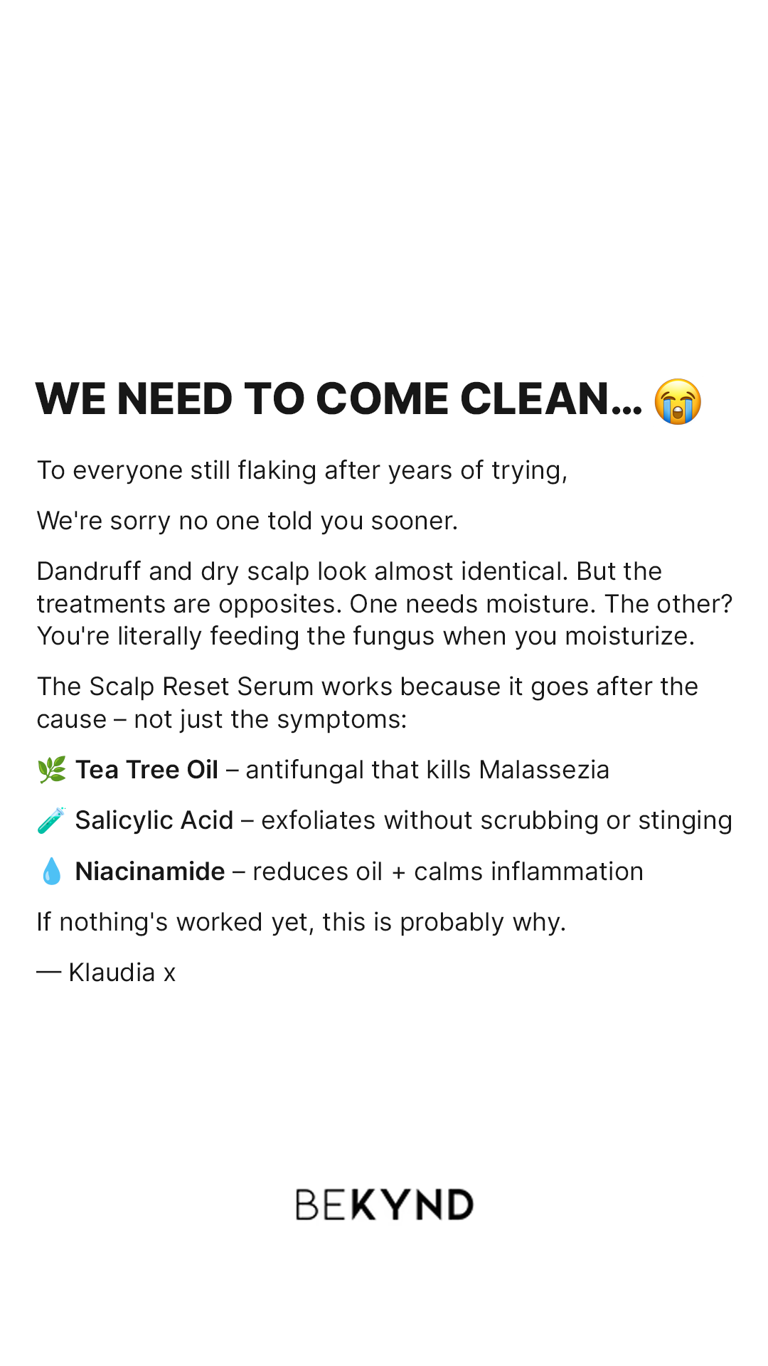 BeKynd Beauty Facebook ad