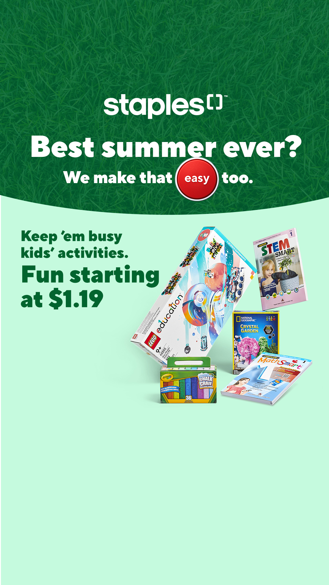 Staples Canada Facebook ad