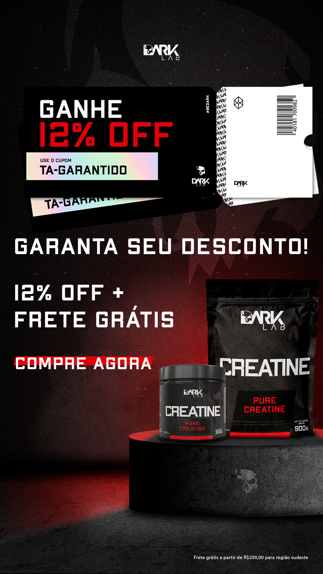 Dark Lab Suplementos Facebook ad