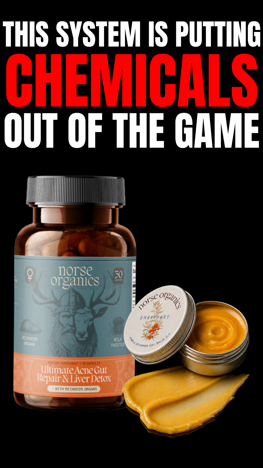 Norse Organics Facebook ad