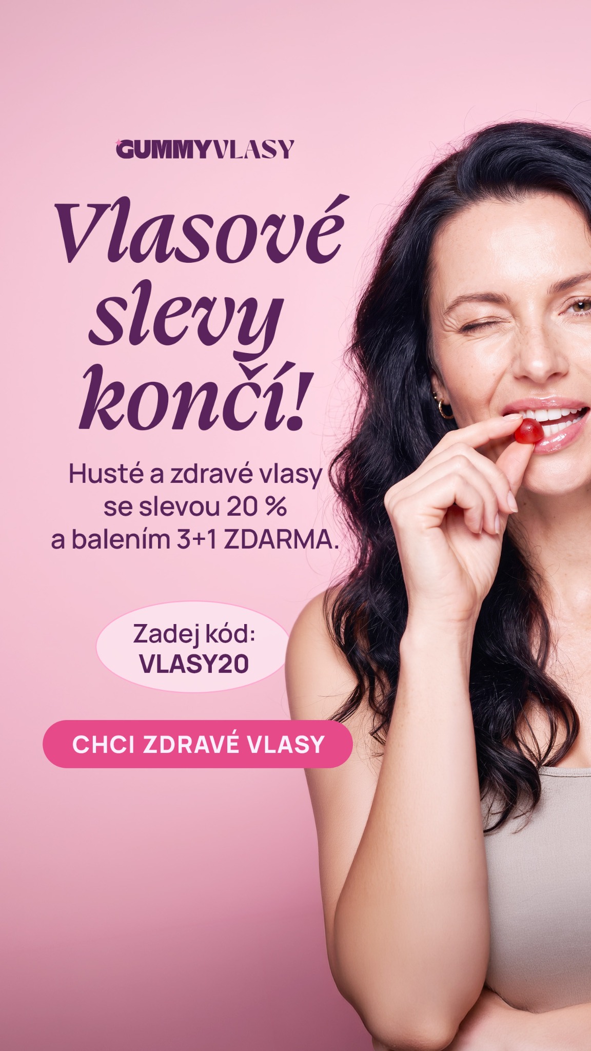 GUMMYPLUS.cz Facebook ad from Jul 15, 2026
