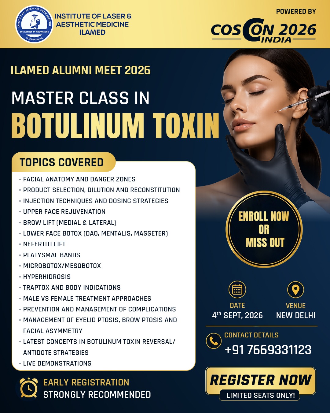 ILAMED Facebook ad: Join the ILAMED Alumni Meet 2026, Pre-Meet Exclusive…