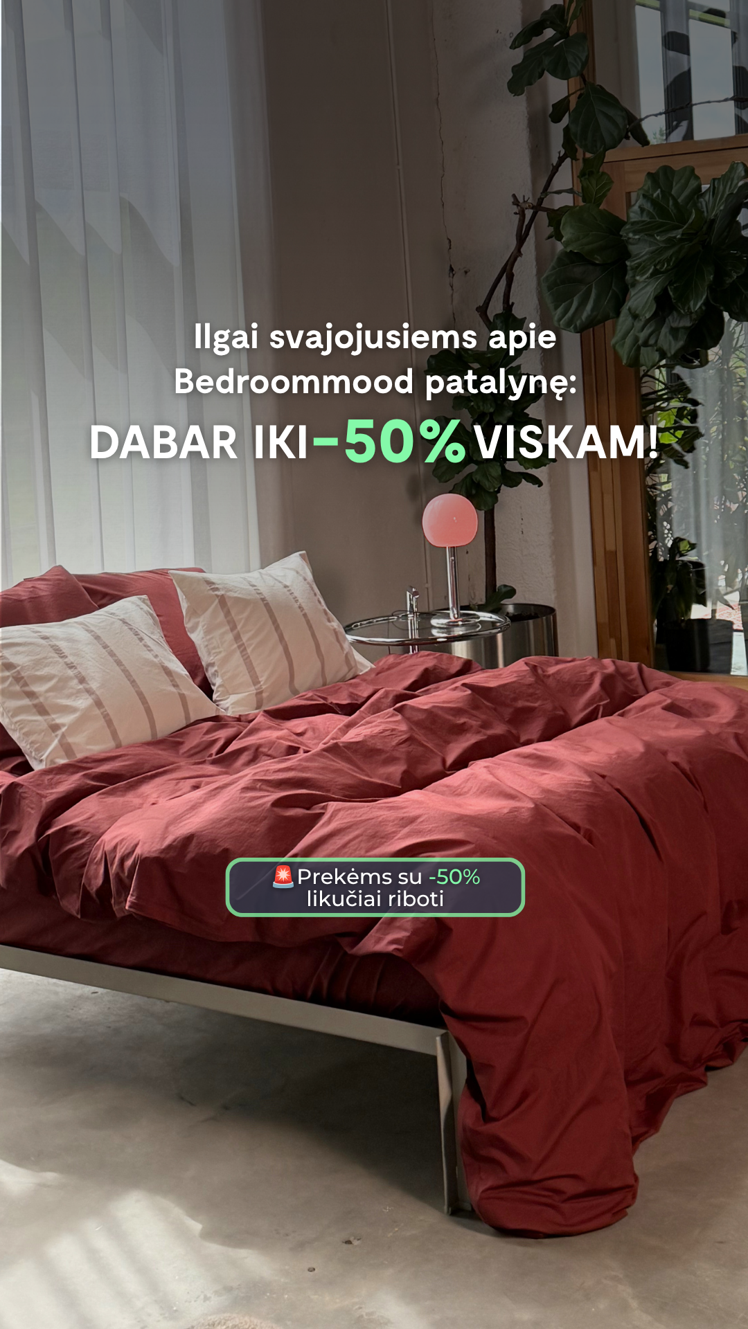 Bedroommood Facebook ad