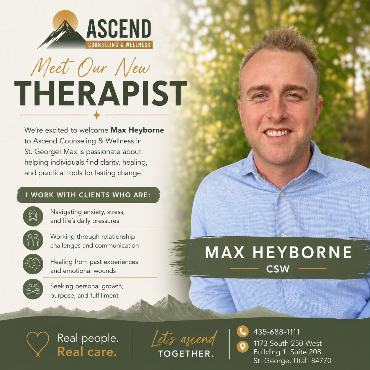Ascend Counseling & Wellness Facebook ad