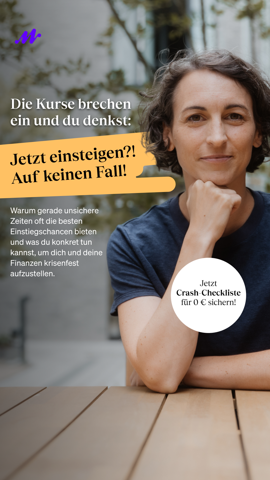 Madame Moneypenny Facebook ad