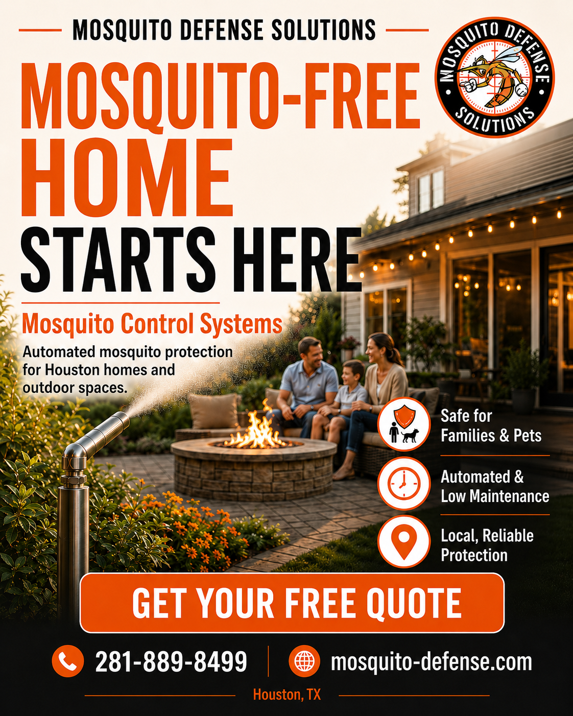 Mosquito Defense Solutions Facebook ad