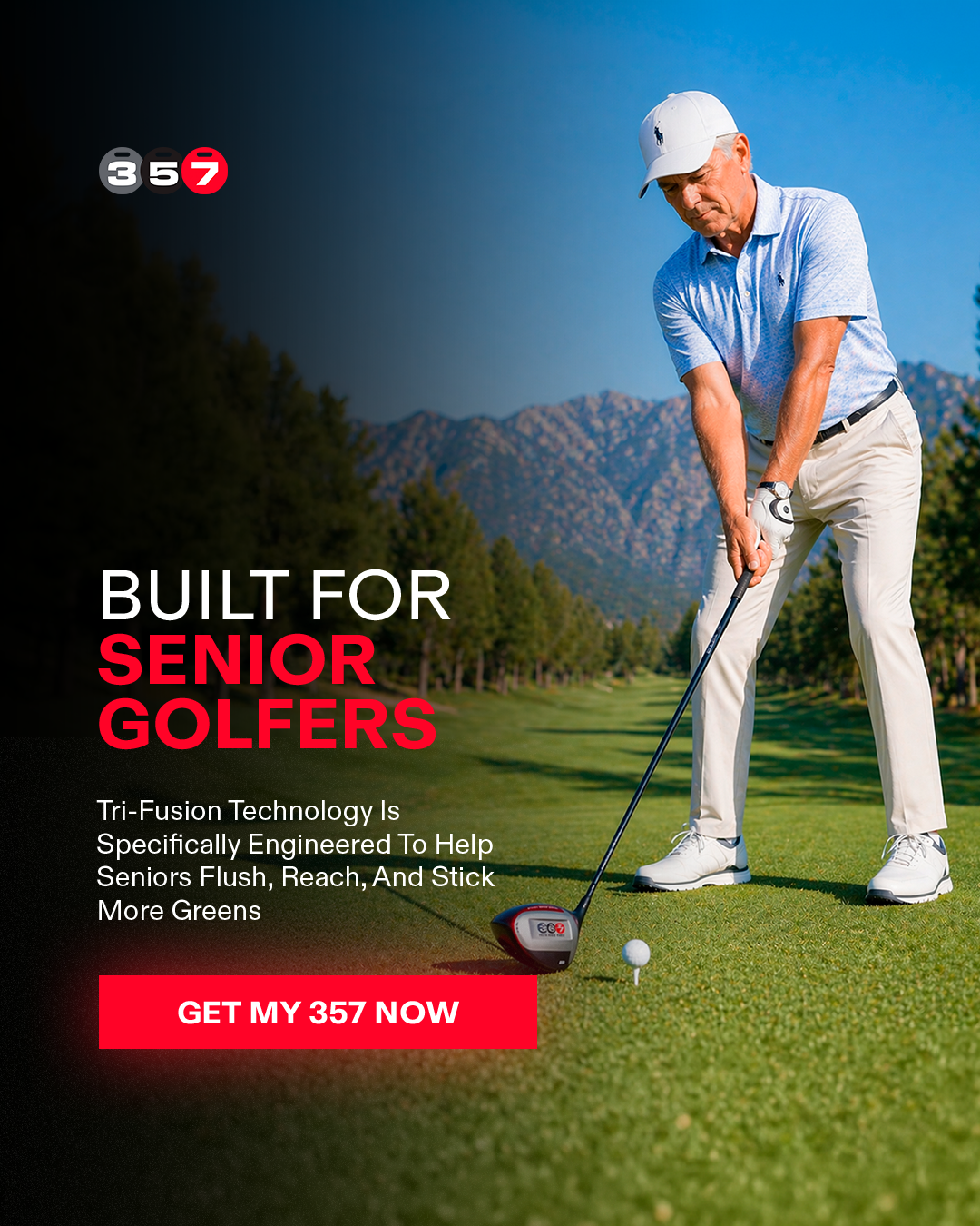 Performance Golf Facebook ad
