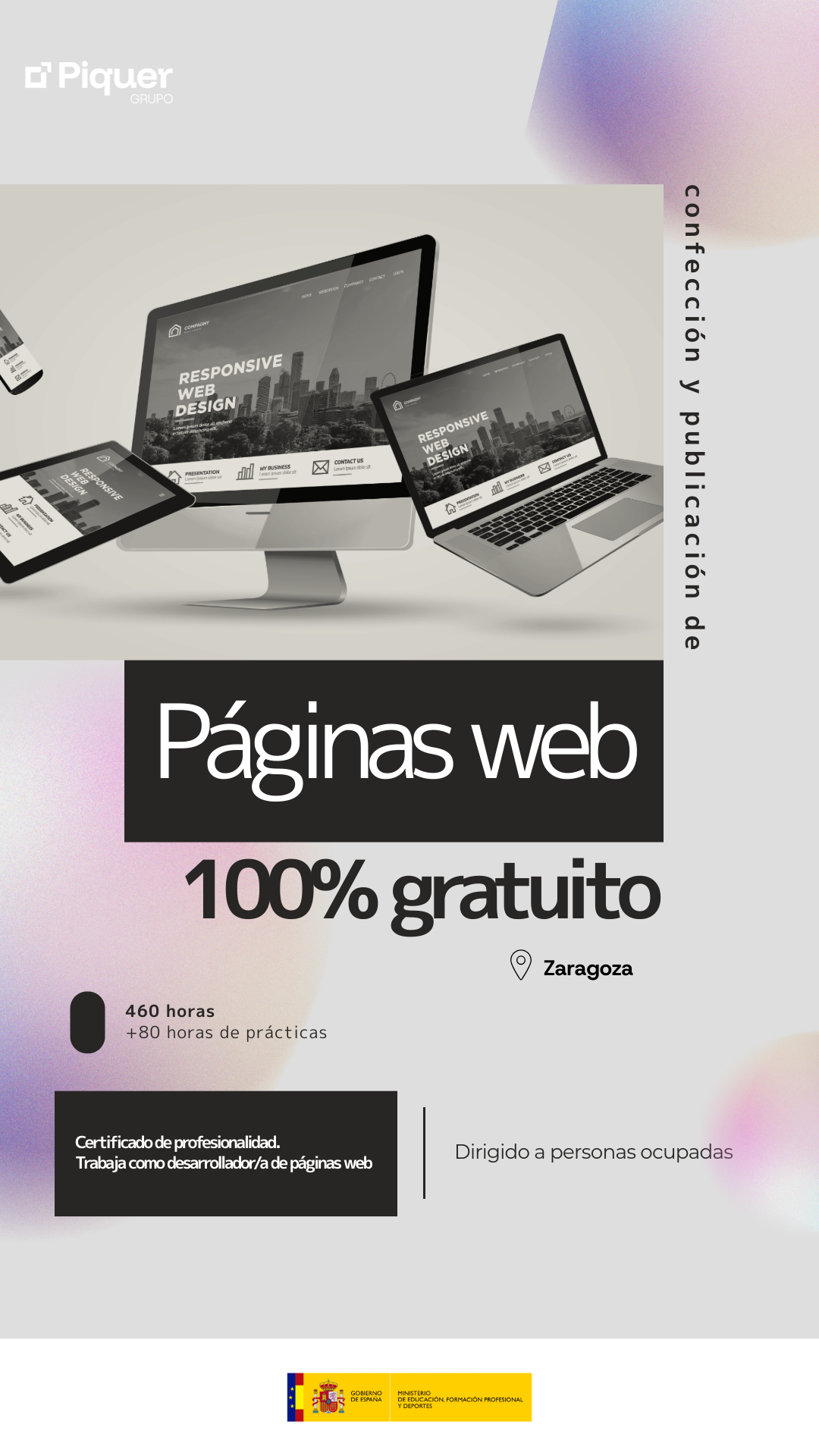 Piquer Formación Facebook ad from Mar 13, 2026