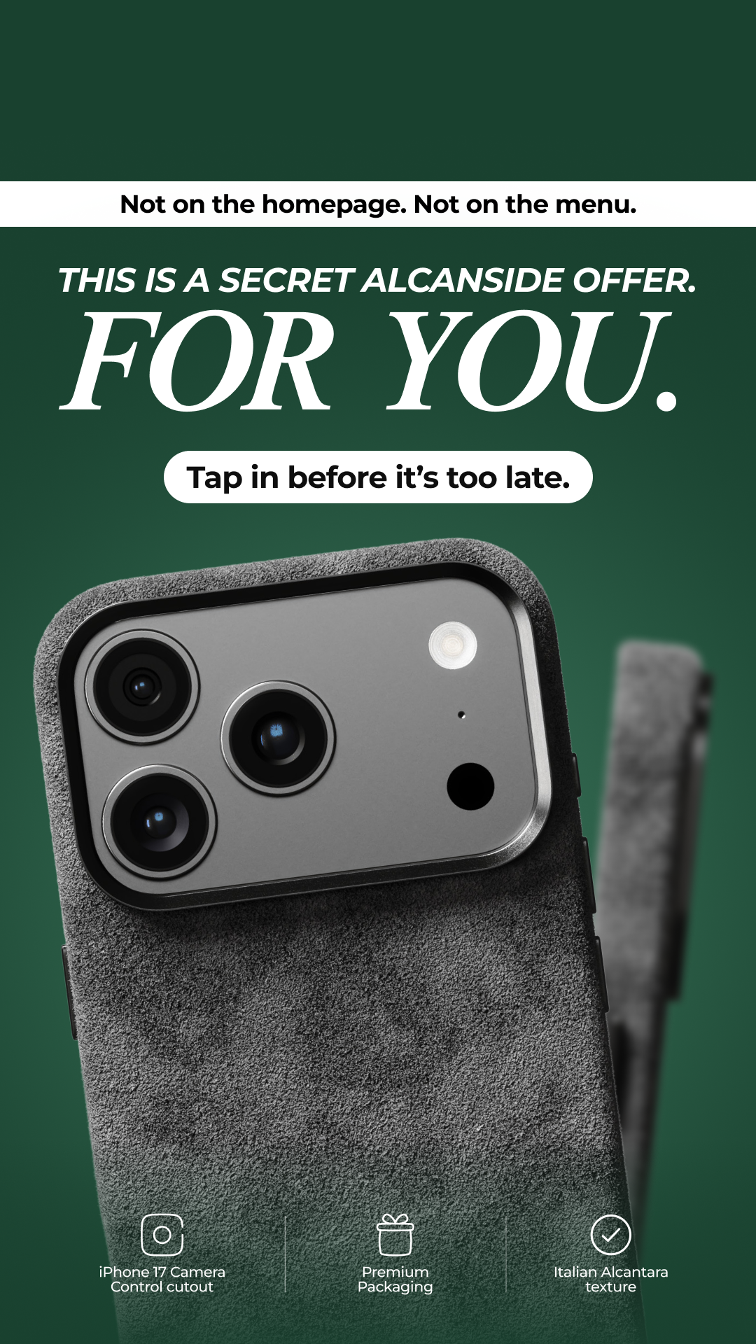 Alcanside Facebook ad