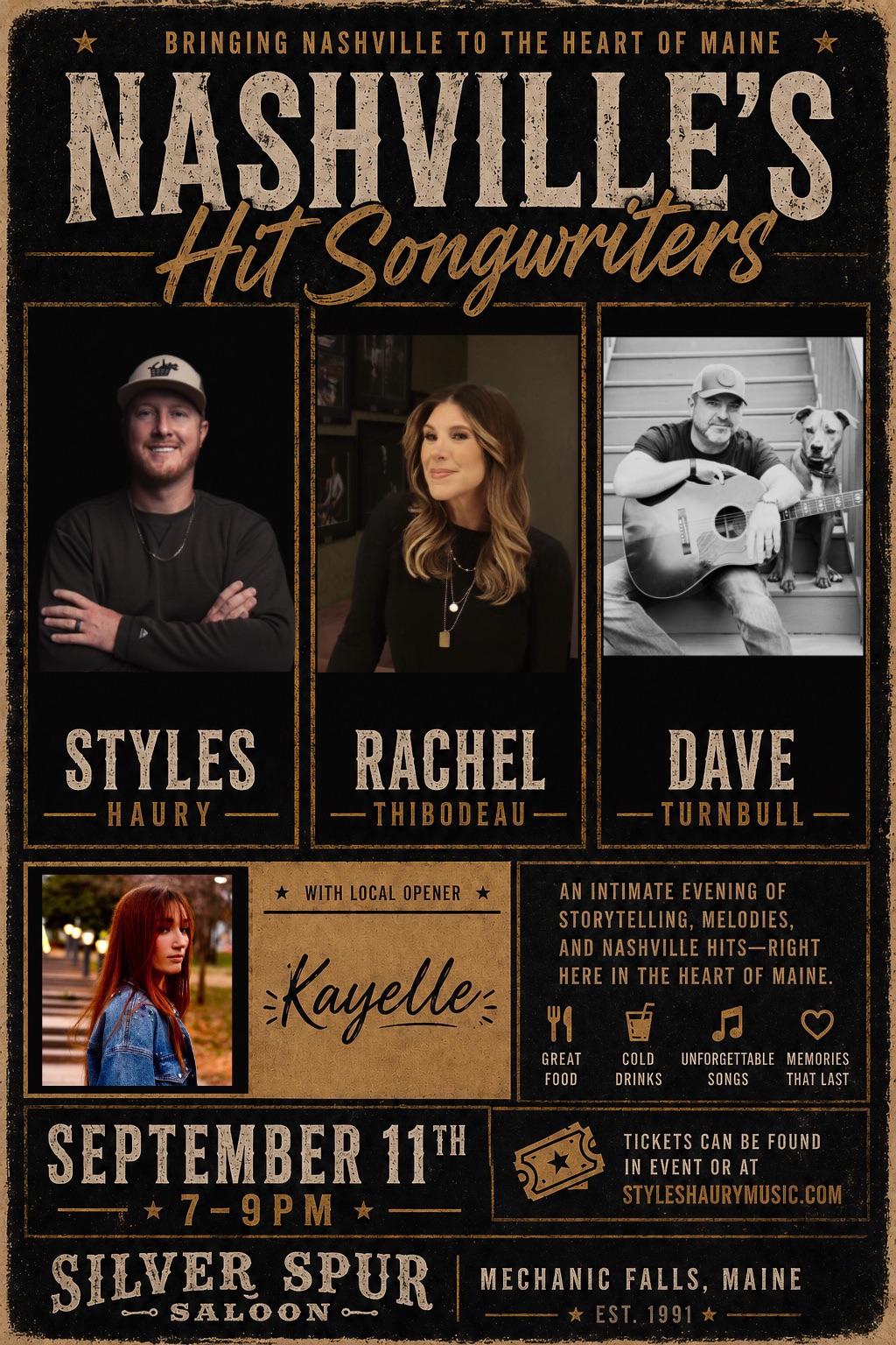 Kayelle Music Facebook ad: The Silver Spur ME