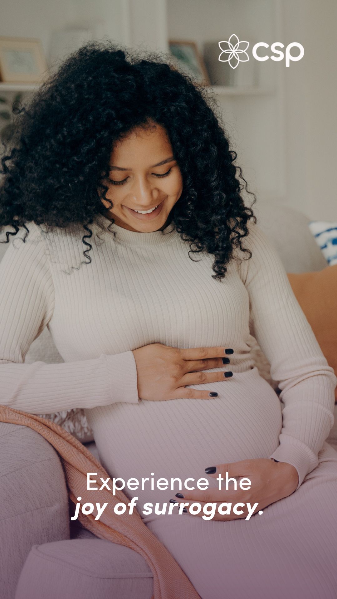 Center for Surrogate Parenting Facebook ad