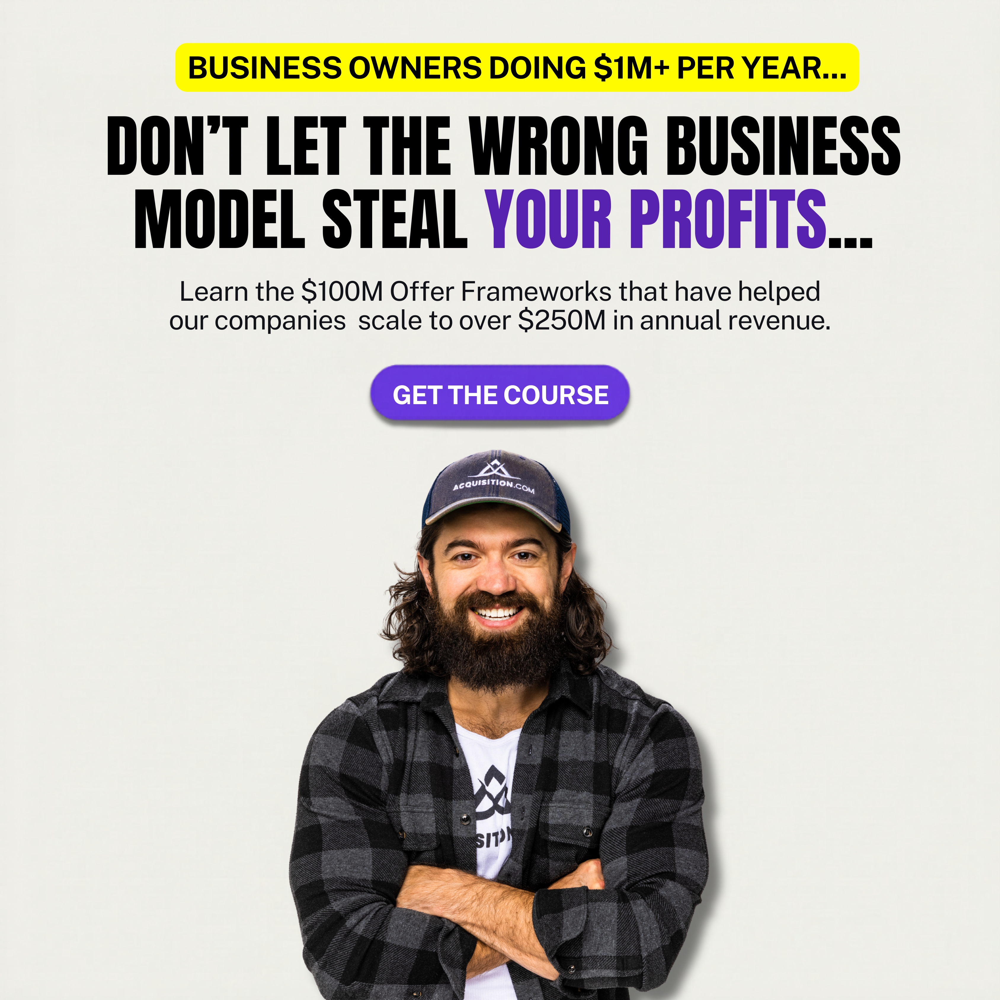 Alex Hormozi Facebook ad