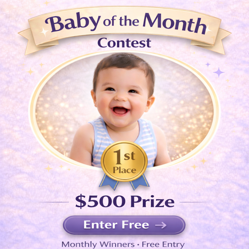 Baby Of the Month Facebook ad from Apr 9, 2026