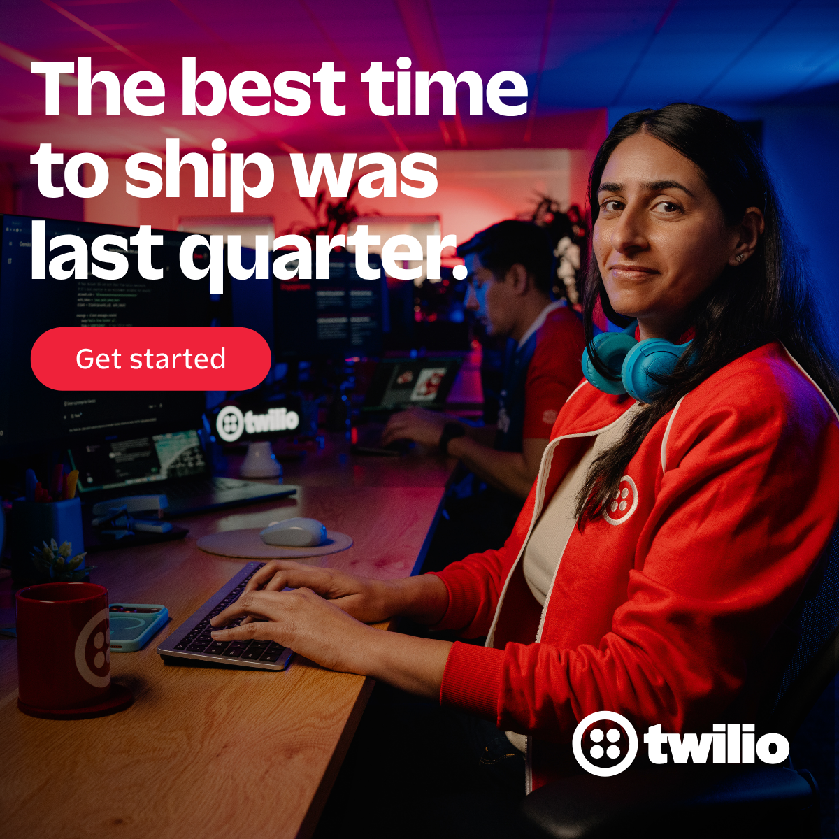 Twilio Facebook ad