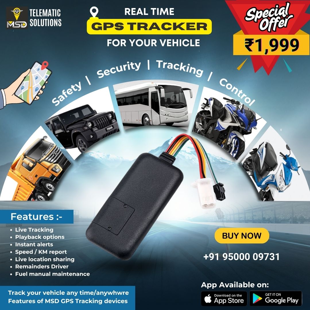 MSD Telematic Solutions Facebook ad: உங்கள் வாகனத்தைக் கண்காணிக்க