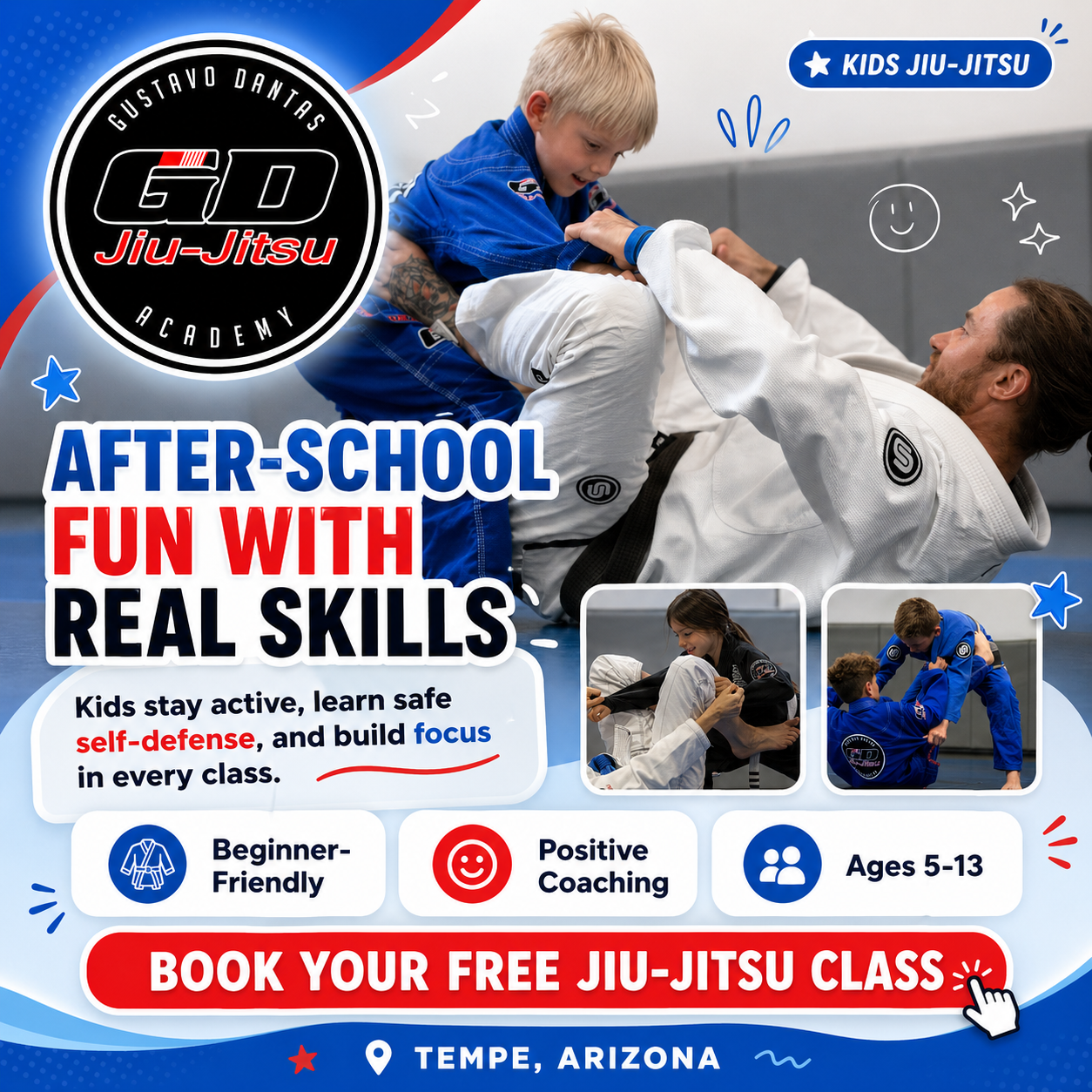 GD Jiu-Jitsu Academy Facebook ad: Try a FREE Intro Class