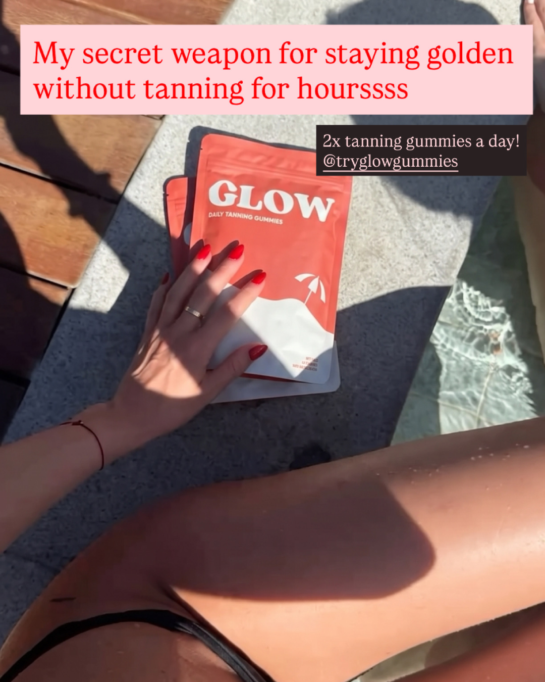 Glow Gummies Facebook ad