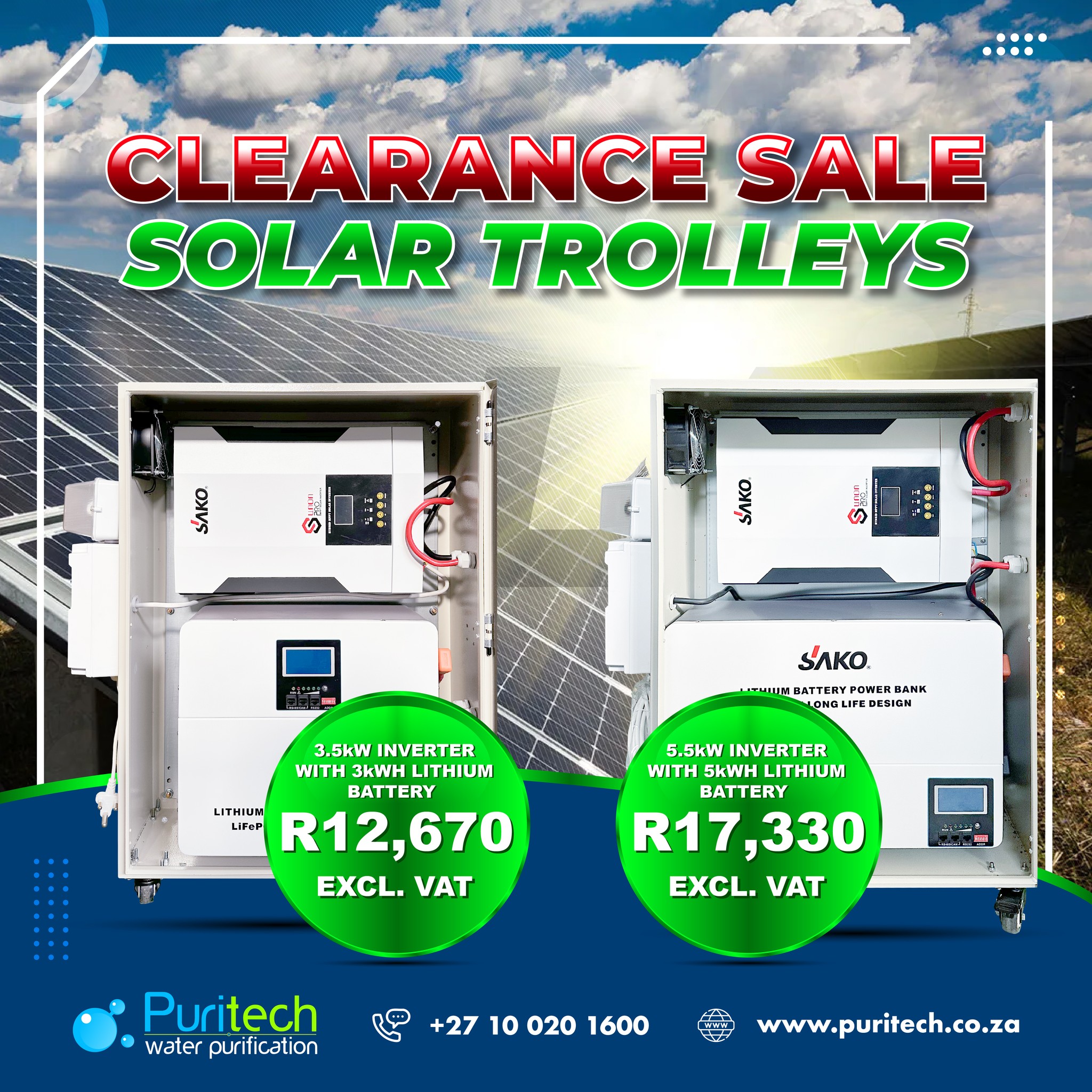 Puritech Water Treatment Facebook ad