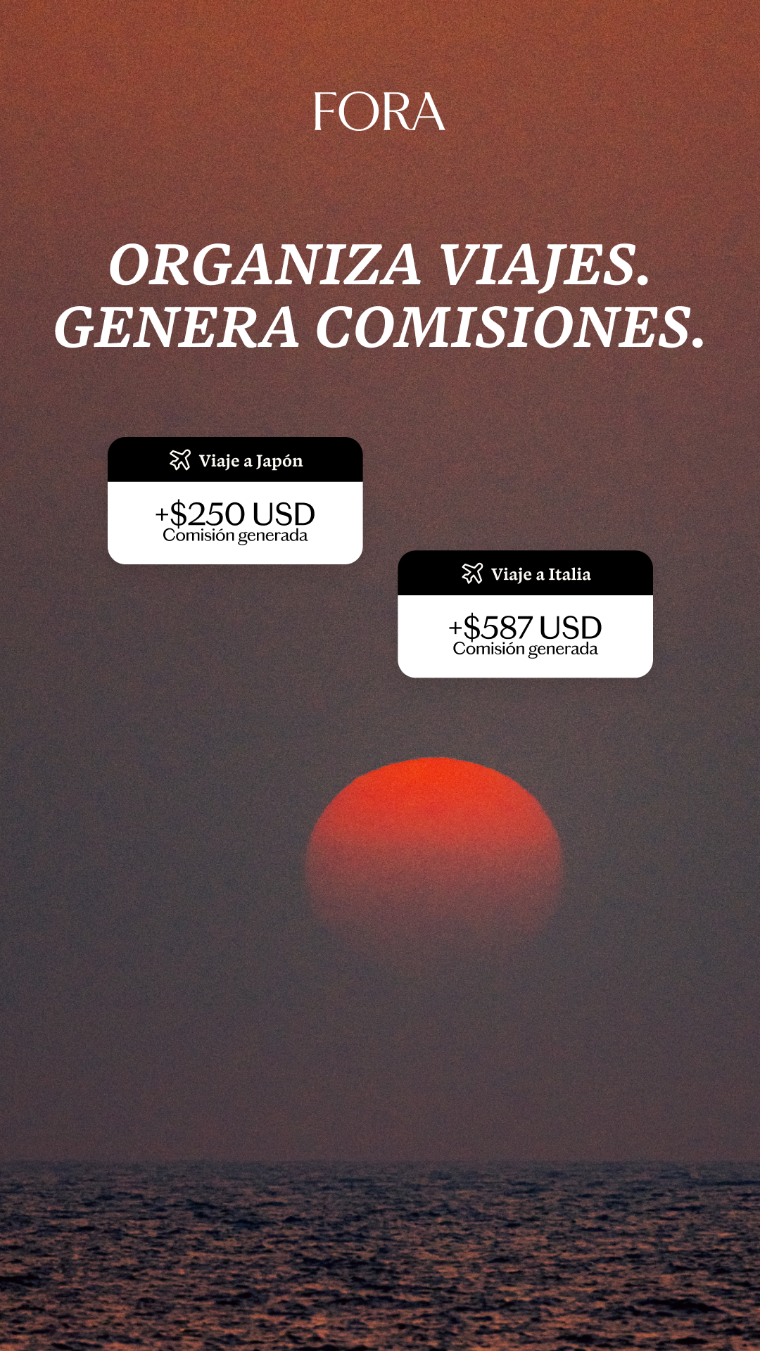 Fora Community Facebook ad