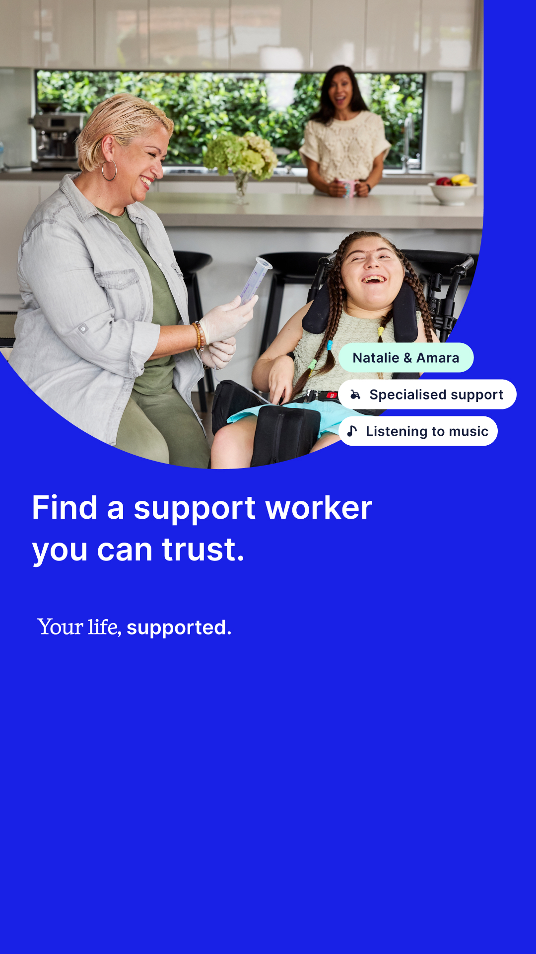 Hireup Facebook ad
