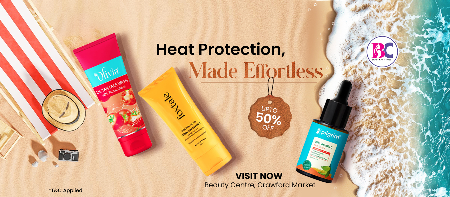 The Beauty Centre Facebook ad: A multi-branded beauty, cosmetics & professional…