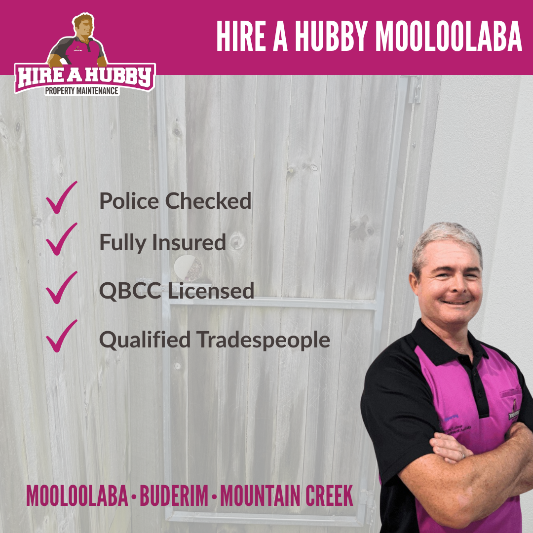 Hire A Hubby Mooloolaba Facebook ad from Feb 24, 2026