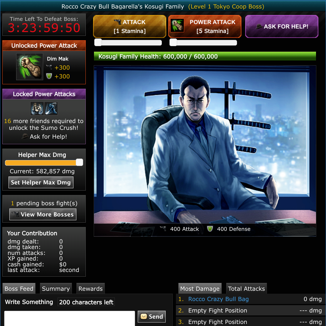 Mob Wars: La Cosa Nostra Facebook ad