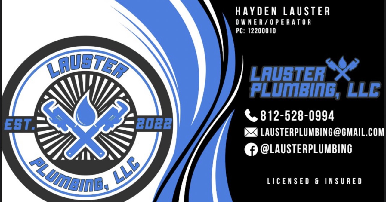 Lauster Plumbing, LLC Facebook ad: Locally owned & operated.