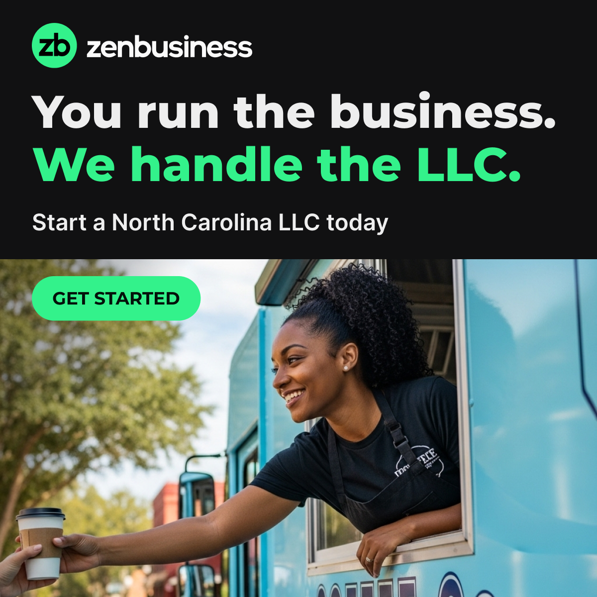ZenBusiness Facebook ad