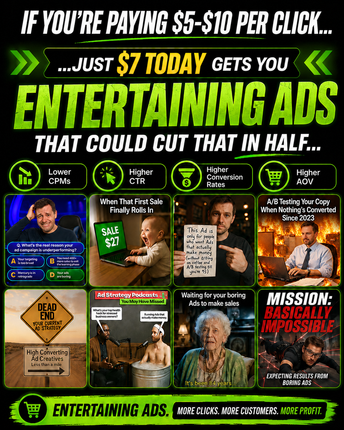 White Label Comedy - Creative, Social Media and Marketing Agency Facebook ad: The Only (Genuinely) Funny AI Ad Creation Tool