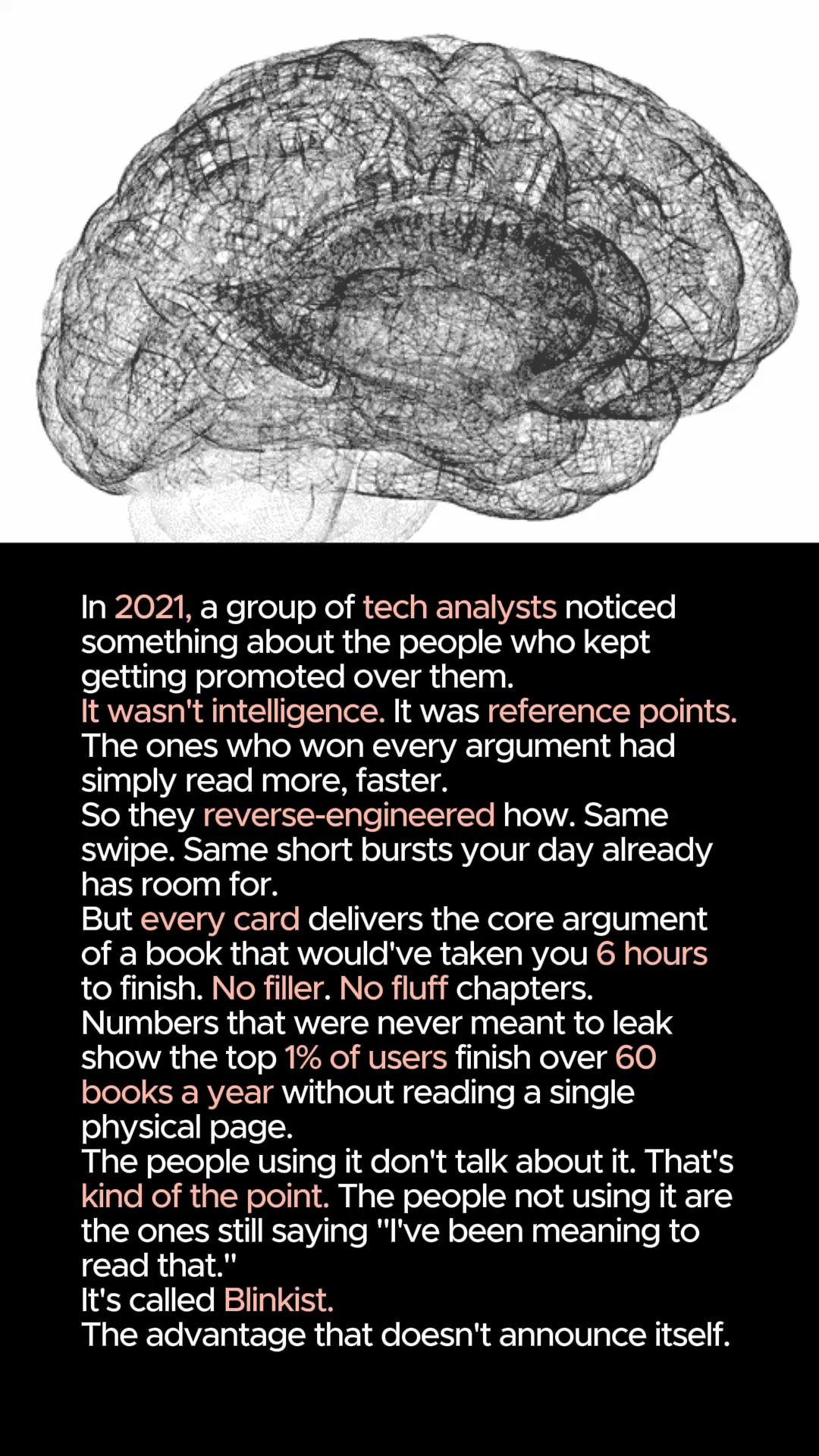 Blinkist Facebook ad: Transform your life in 2026 with this book…