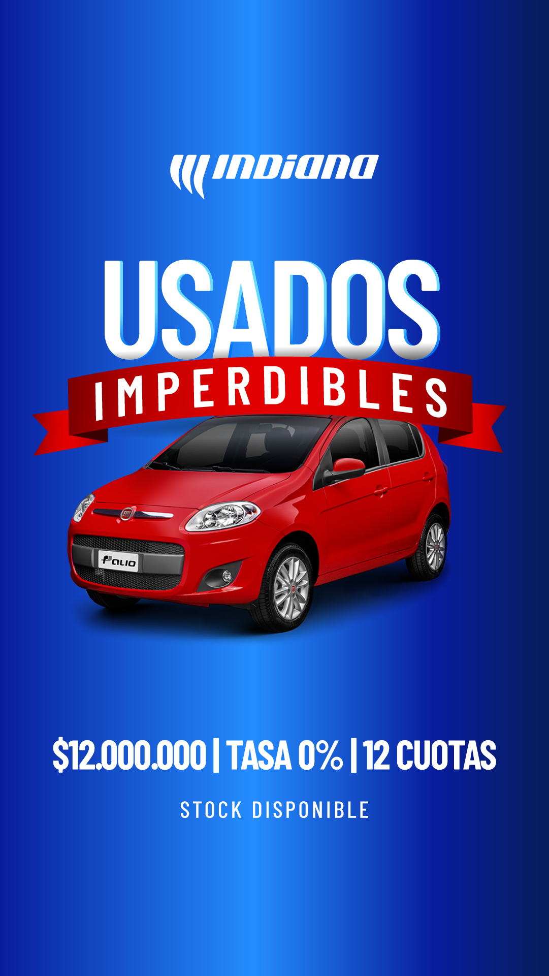 Indiana Peugeot Facebook ad: Financiación del 50% en Indiana Peugeot