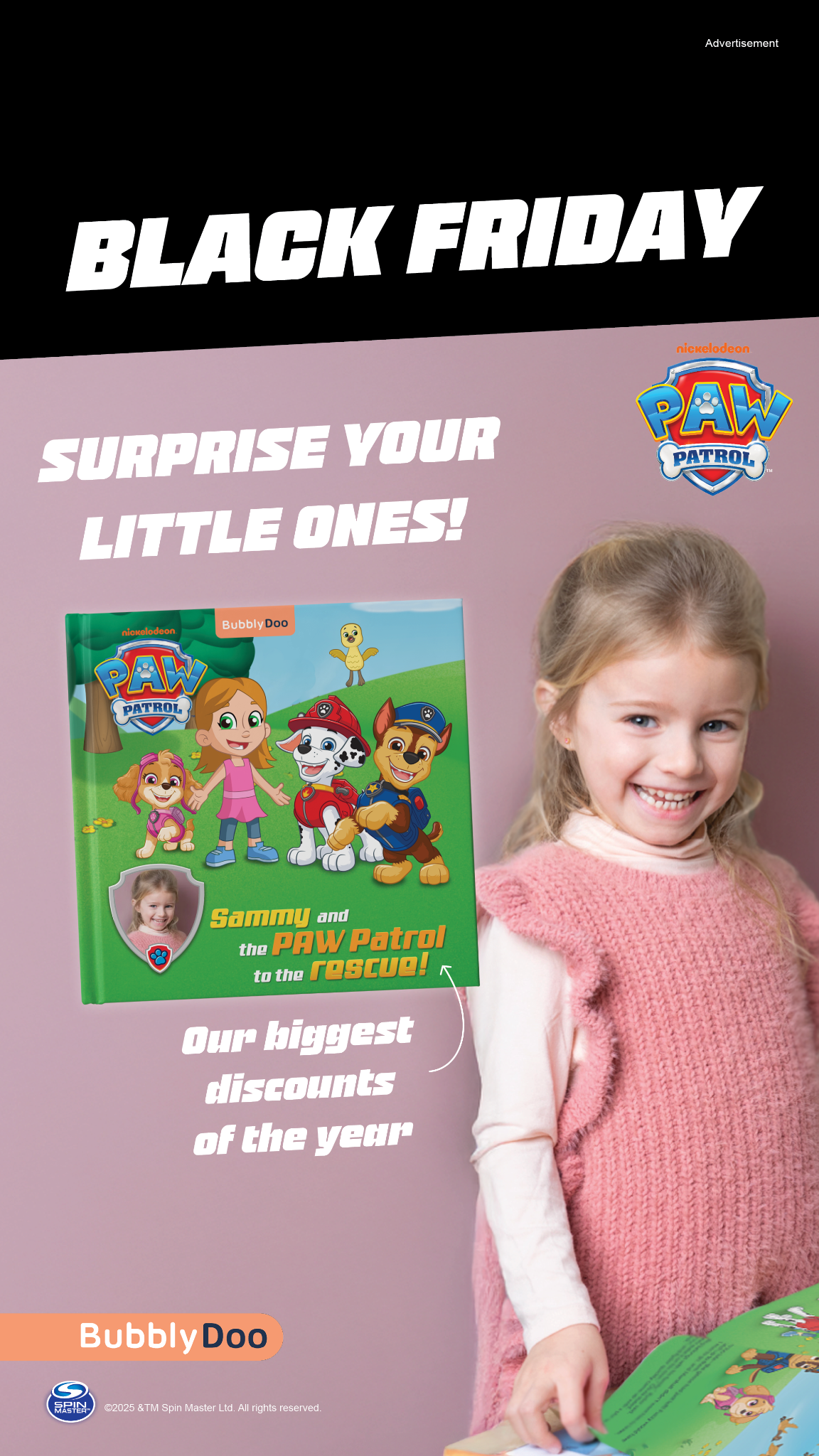 BubblyDoo Books Facebook ad